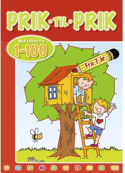 Punkt till punkt: 1-100 (Litet hus) - Hobby - häfte