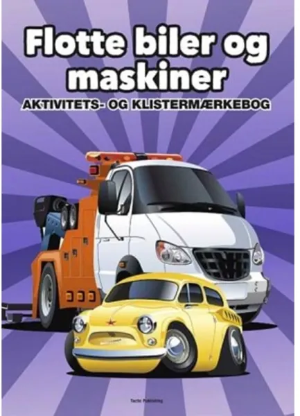 Tactic Games Bilar och maskiner aktivitets- och klistermärkesbok