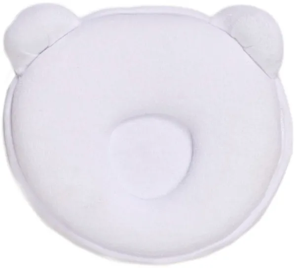 Panda Babykudde - Vit