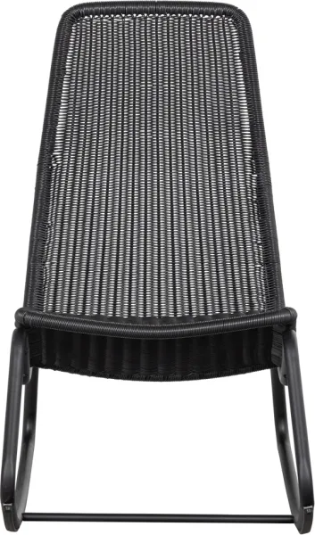 Tom, utomhusgungstol, svart