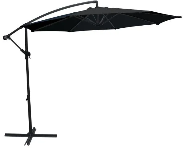 Hängparasol svart 300 cm