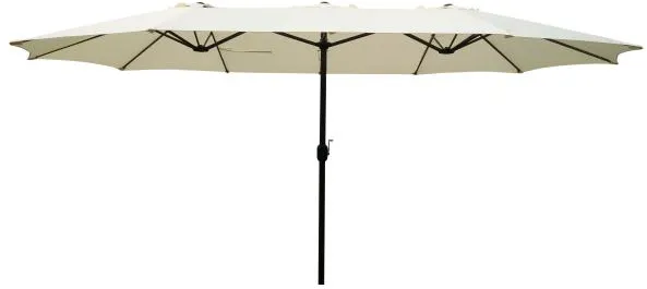 Twin parasoll beige 220x400cm